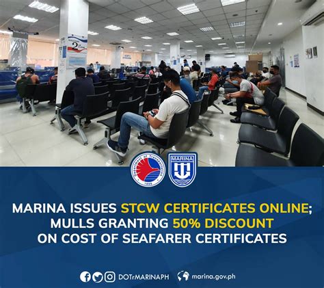 https //stcw.marina gov.ph/scsv2.0|MARINA issues STCW Certificates online; mulls granting 50.